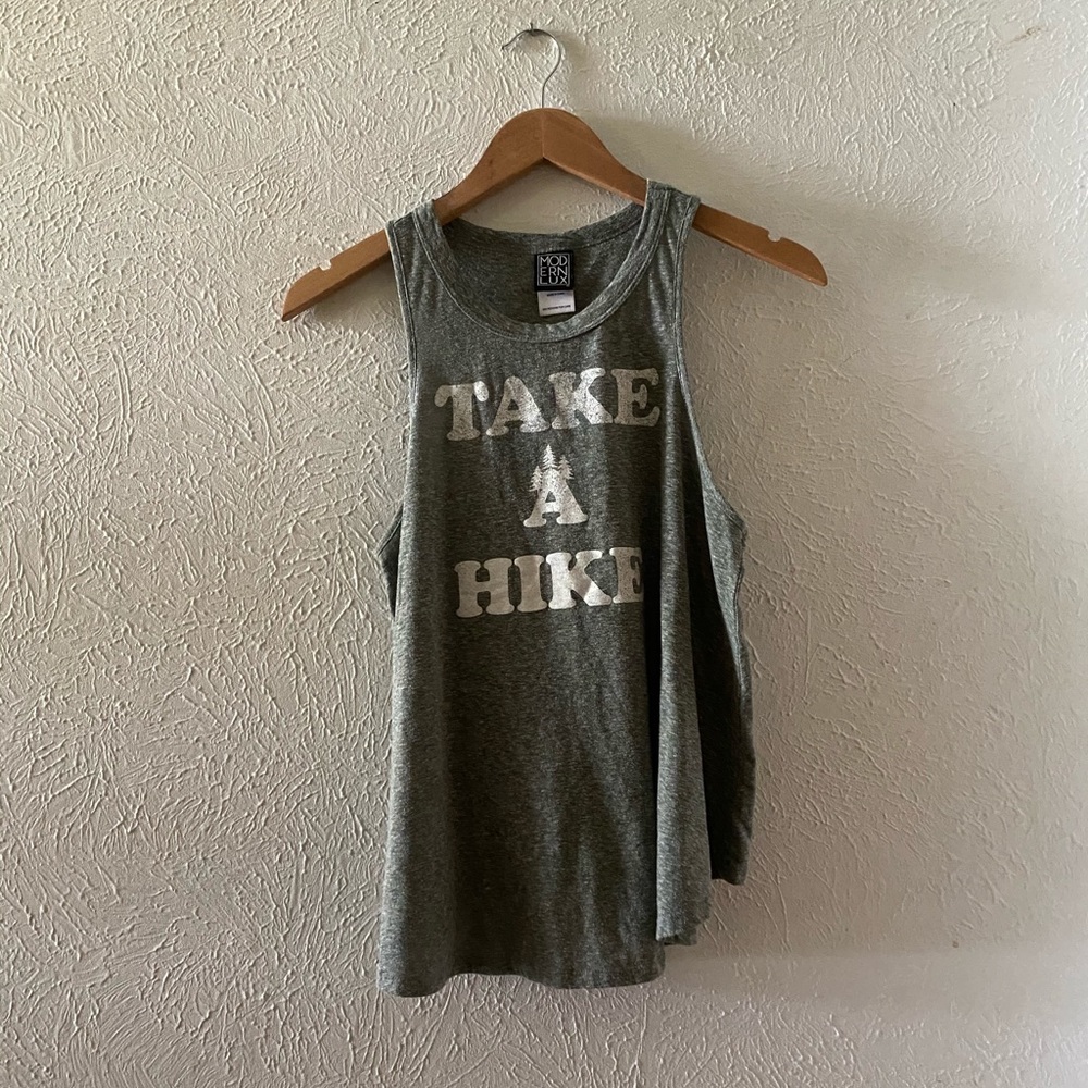 “Take a Hike” Heathered Tank Top